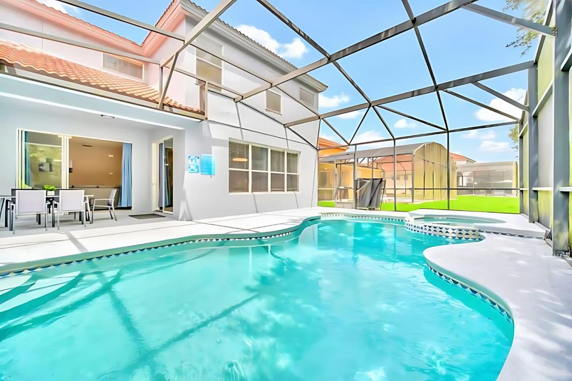 6Br Resort Home Near Disney - With Private Pool Hot Tub And Games Room Kissimmee Bagian luar foto