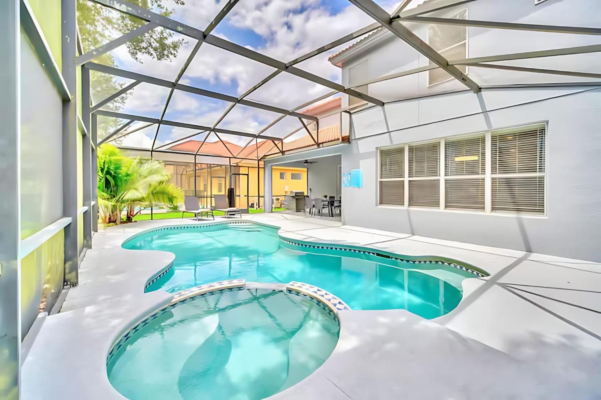 6Br Resort Home Near Disney - With Private Pool Hot Tub And Games Room Kissimmee Bagian luar foto