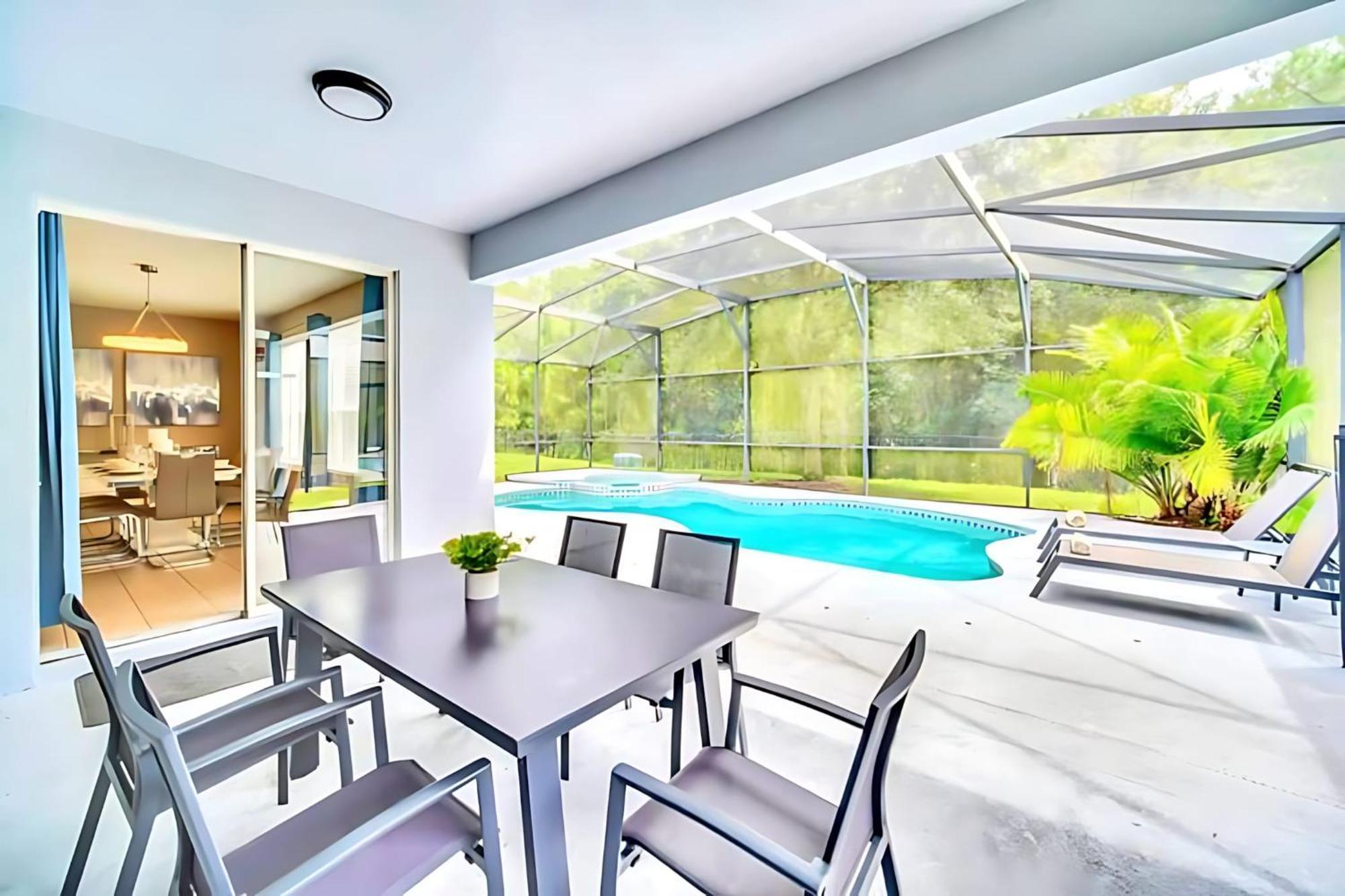 6Br Resort Home Near Disney - With Private Pool Hot Tub And Games Room Kissimmee Bagian luar foto